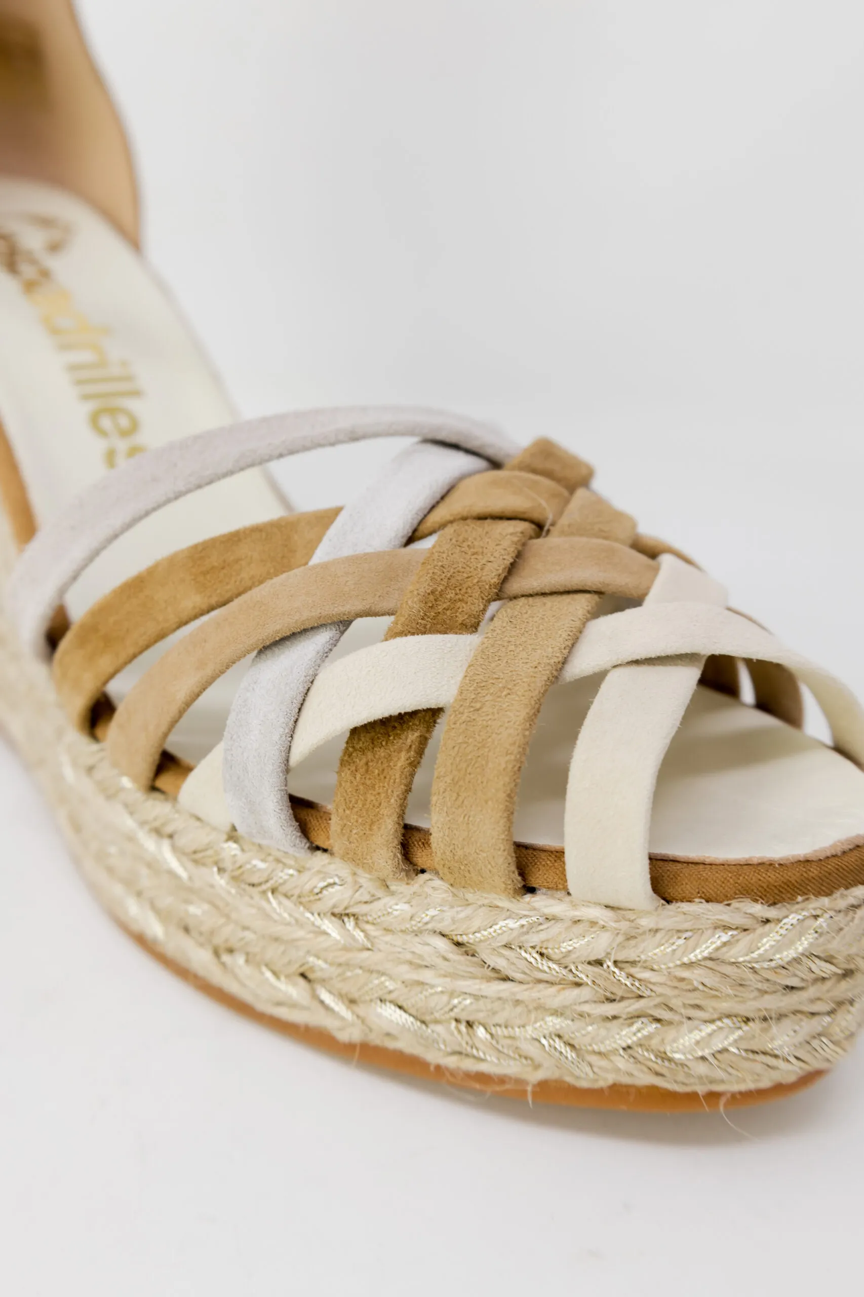 Scarpe con tacco Espadrilles ale ante Beige scuro