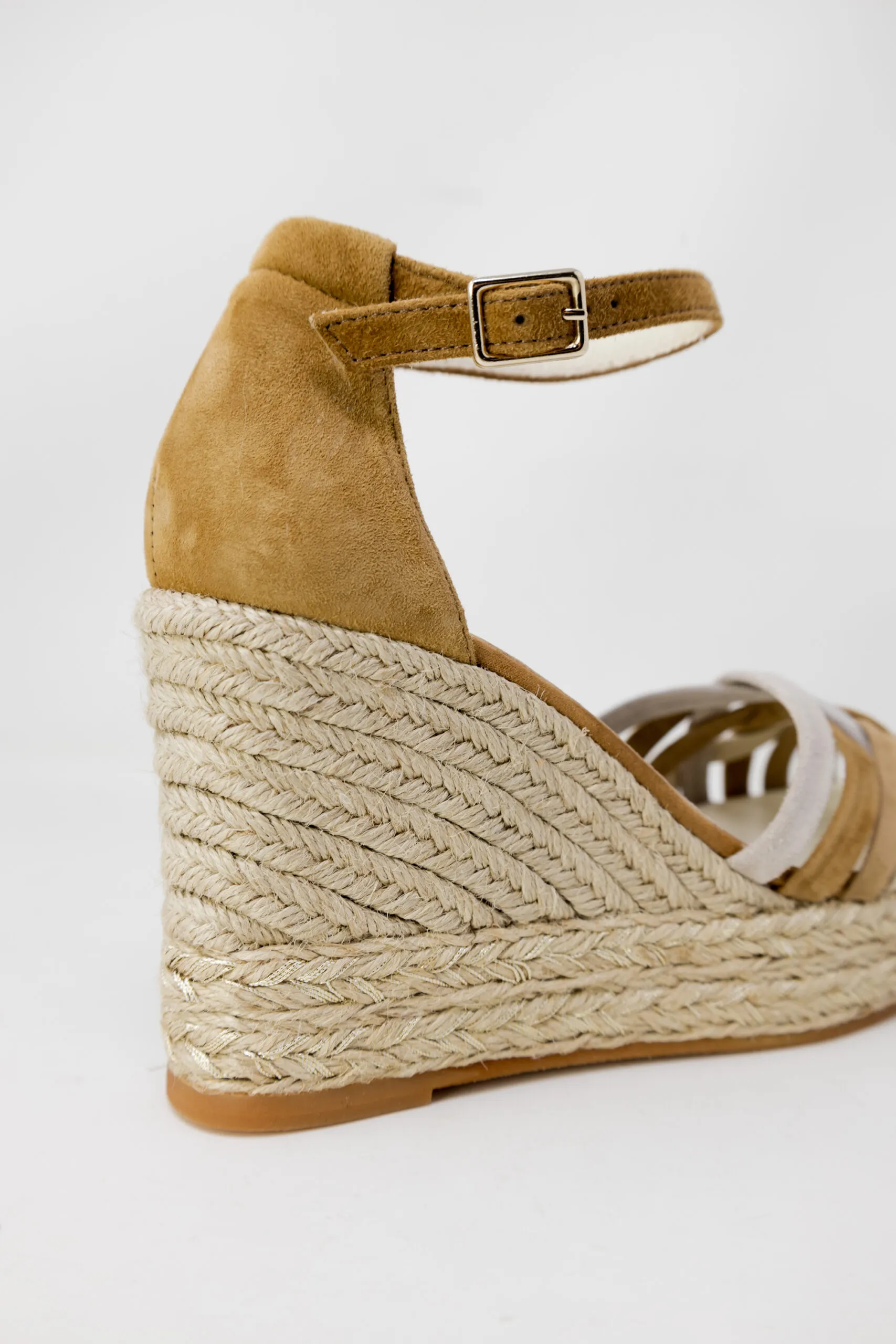 Scarpe con tacco Espadrilles ale ante Beige scuro