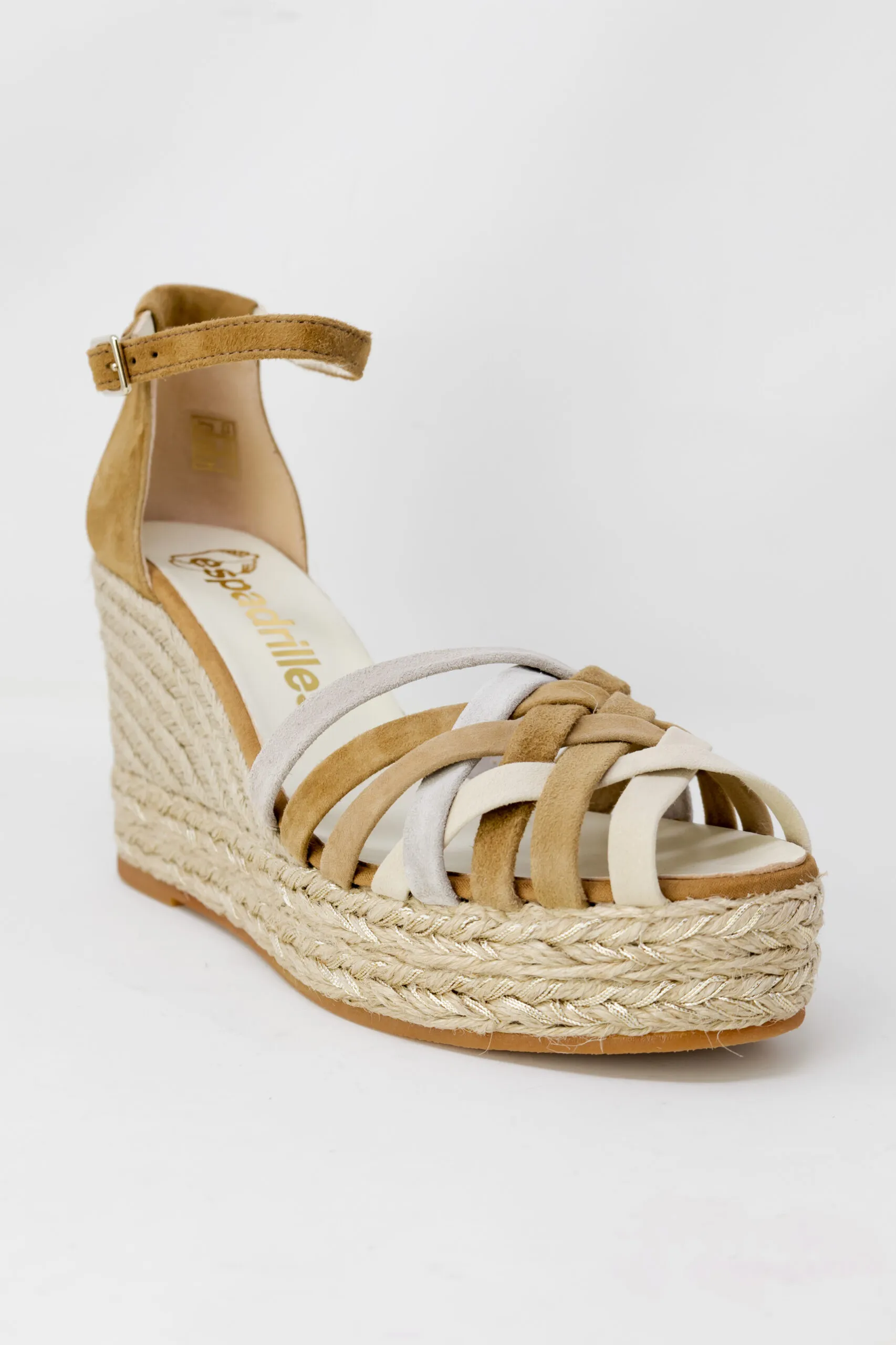 Scarpe con tacco Espadrilles ale ante Beige scuro