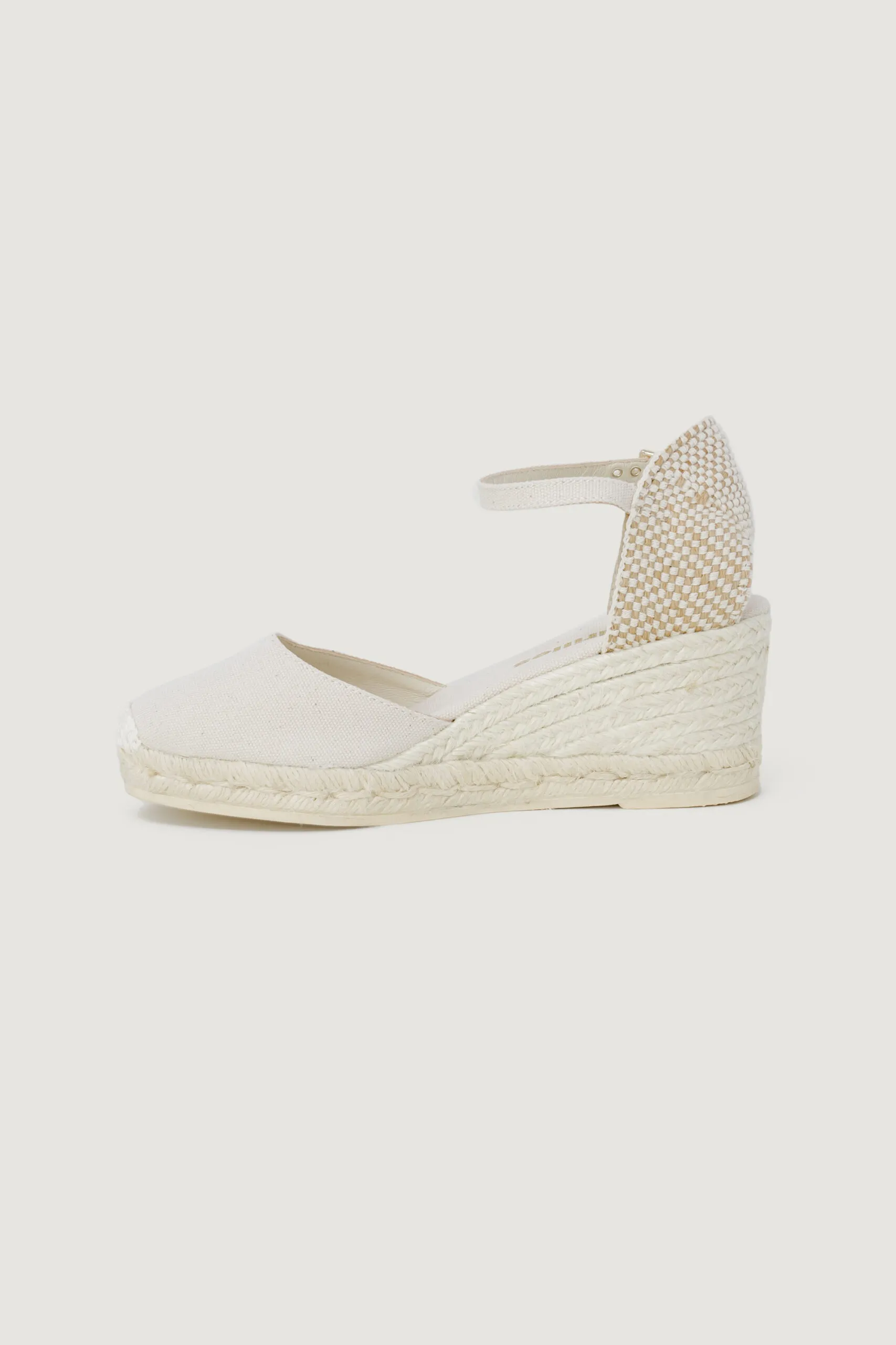 Scarpe con tacco Espadrilles robi color melange Panna