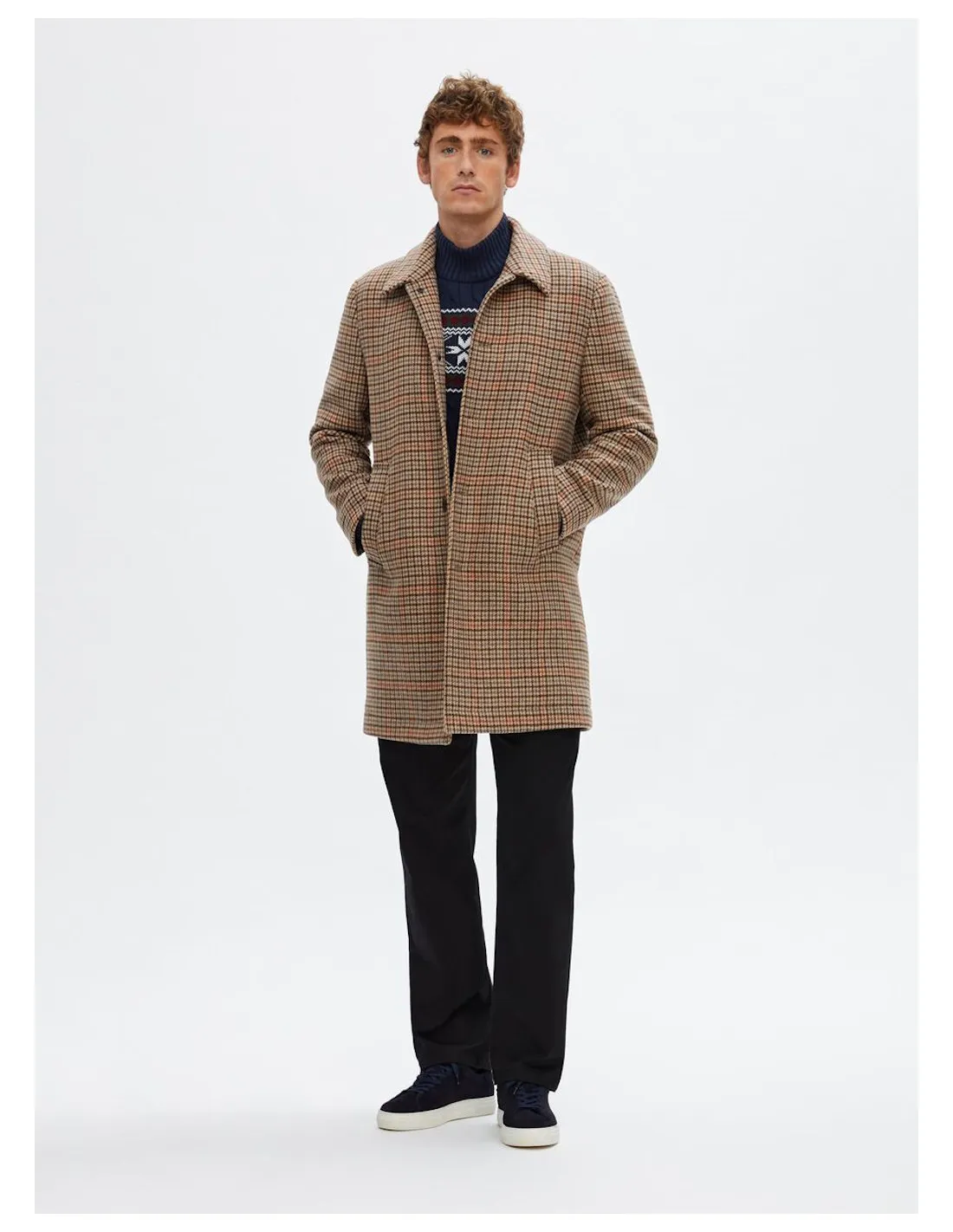 SELECTED CAPPOTTO UOMO,SLHARCHIVE WOOL CAR COAT