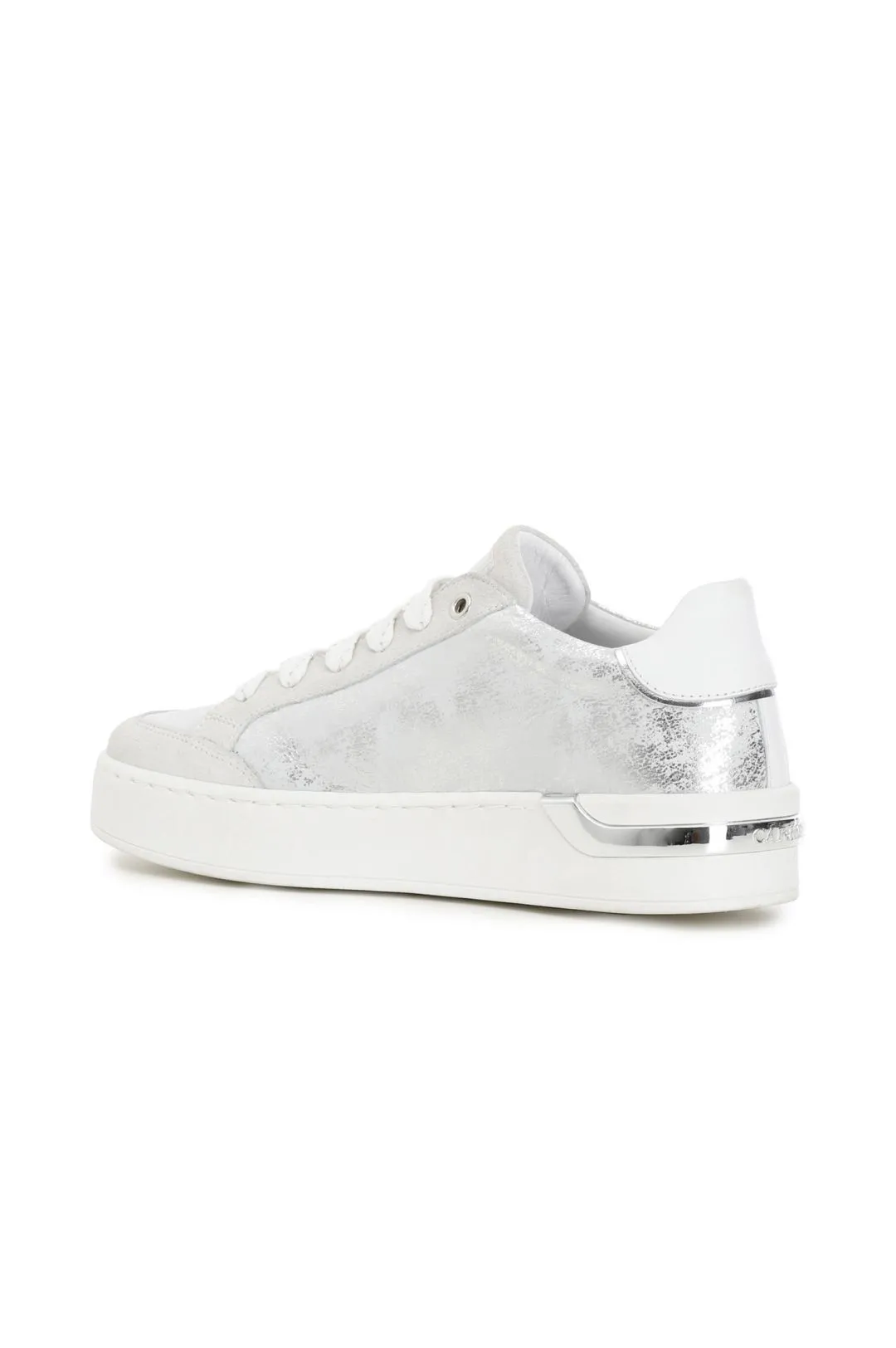 sneakers in pelle metallizzata