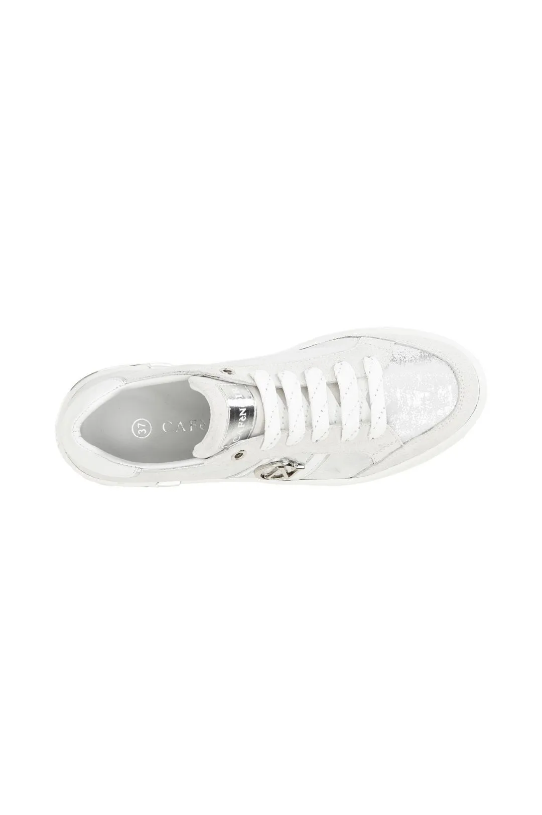 sneakers in pelle metallizzata