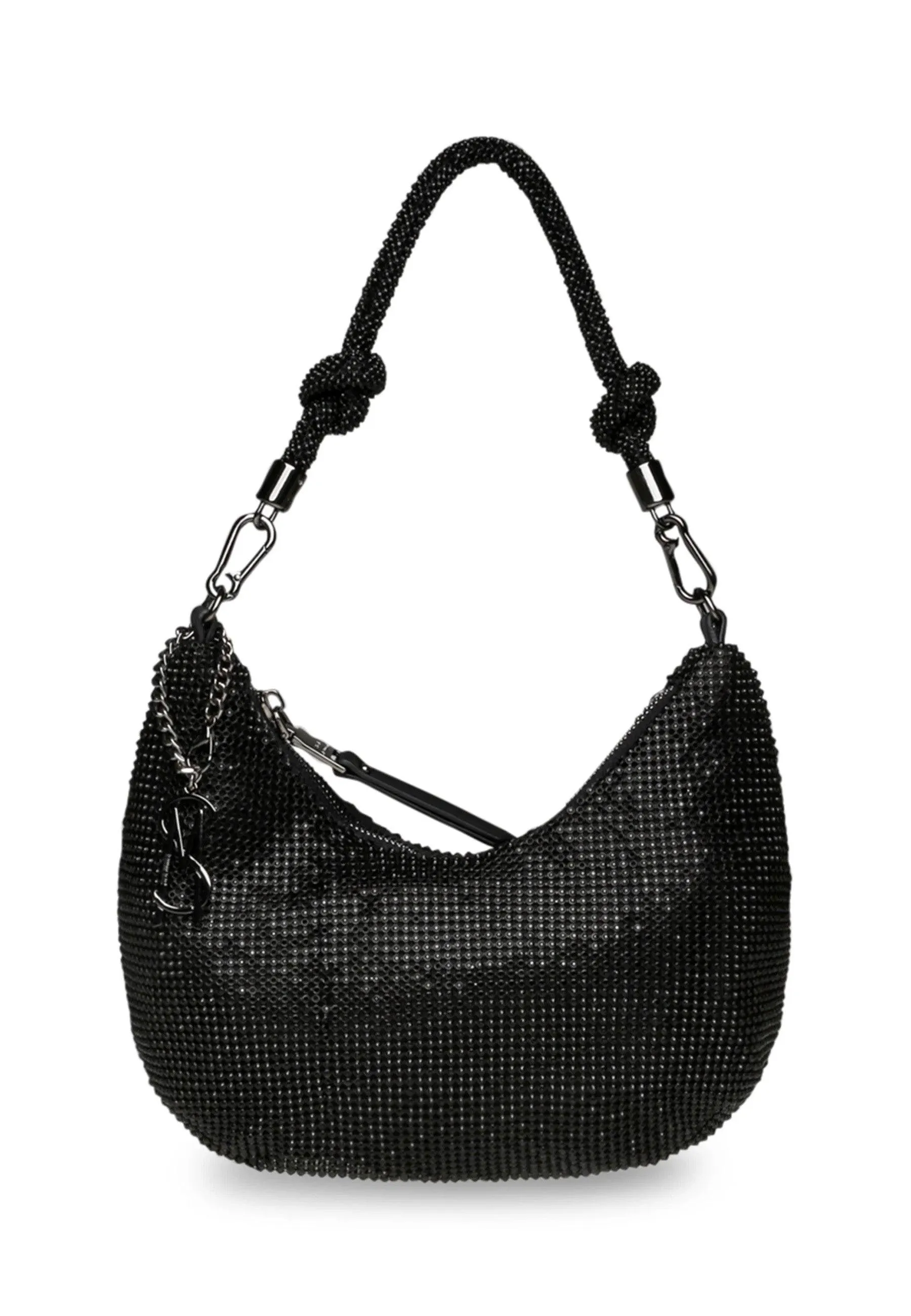 STEVE MADDEN Crystal Hobo Borsa Black BKAYA