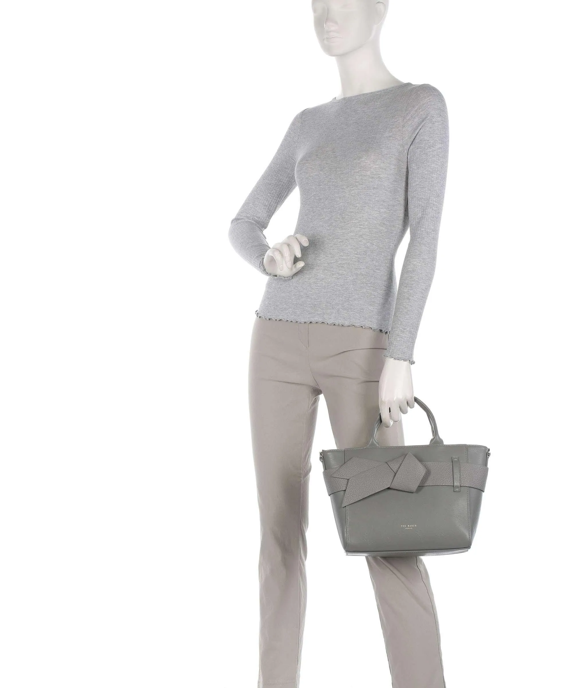  Ted Baker Jimsa Borsa a mano pelle sintetica grigio  