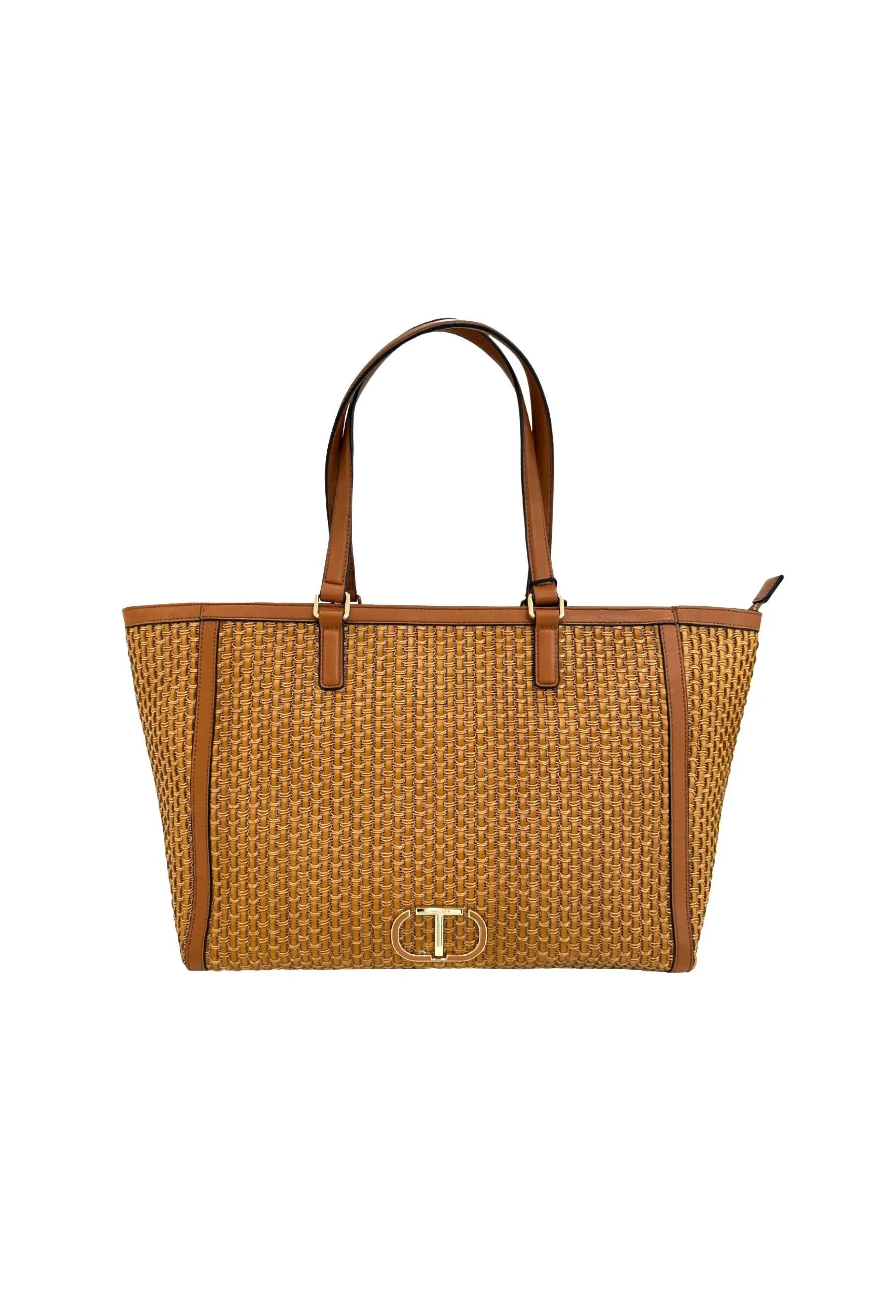 TWINSET Borsa Shopper Cuoio 231TD8370