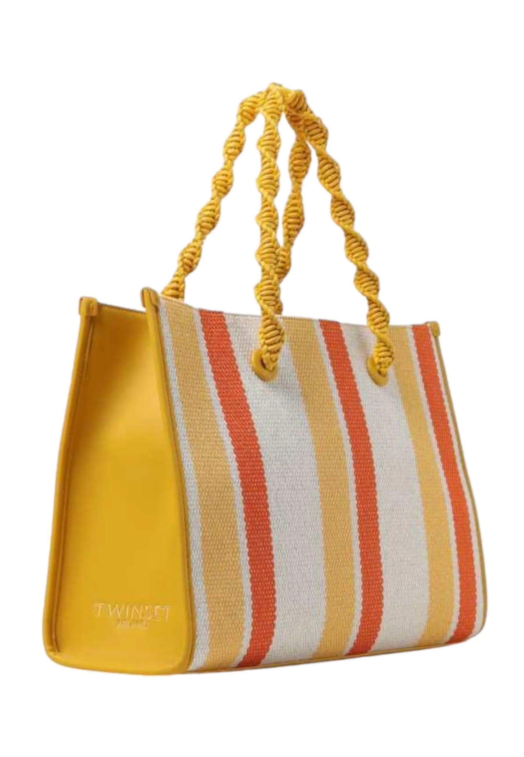 TWINSET Borsa Tote Large Donna Riga Summer Fantasia 241TB8300