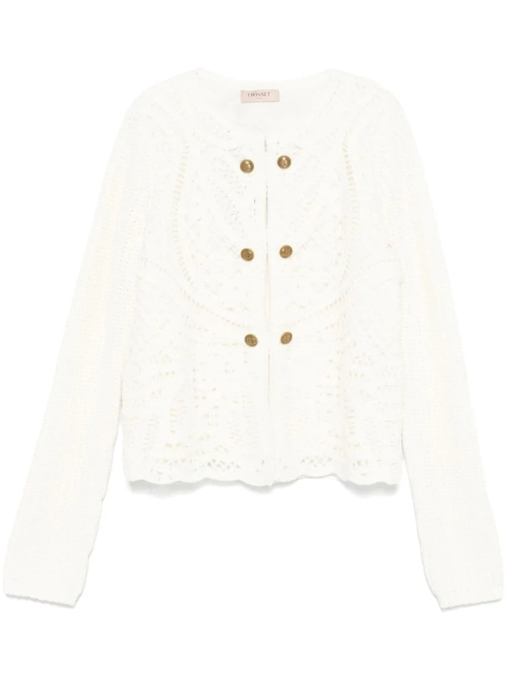 TWINSET-Cardigan traforato