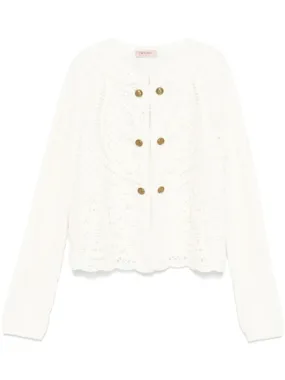 TWINSET-Cardigan traforato